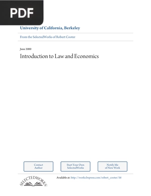 Introduction to Law and Economics (inglés)