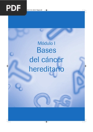 Bases del cáncer hereditario