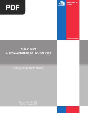 Guía Clínica Alergia a Proteína de Leche de Vaca