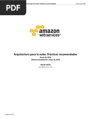 Arquitectura para la nube: Prácticas recomendadas