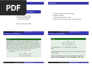 Juegos en forma estrategica (Presentación)