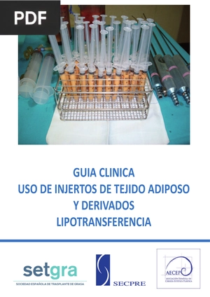 Guía clínica uso de injertos de tejido adiposo y derivados lipotransferencia