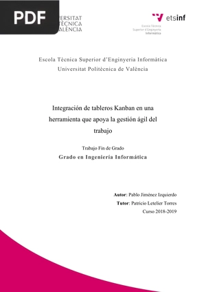 Integración de tableros Kanban en una herramienta que apoya la gestión ágil del trabajo