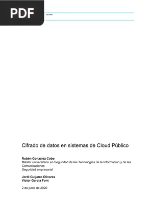 Cifrado de datos en sistemas de Cloud Público