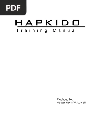 Hapkido Training Manual