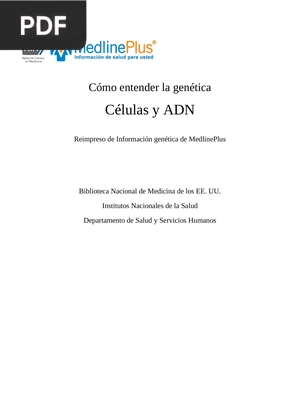 Cómo entender la genética Células y ADN