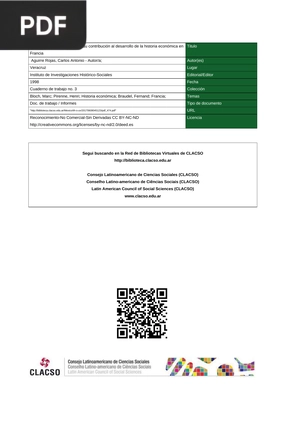 La corriente de los Annales y su contribución al desarrollo de la historia económica en Francia