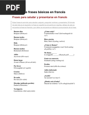 Curso de Francés