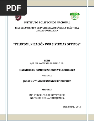 Telecomunicación por sistemas ópticos