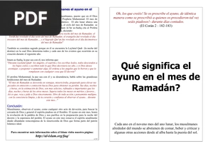 Qué significa el ayuno en el mes de Ramadán?