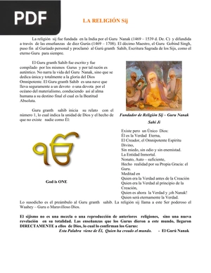 La religión SIJ (Articulo)