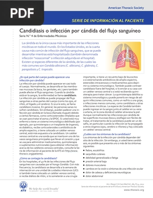 Candidiasis o infección por cándida del flujo sanguíneo (Articulo)