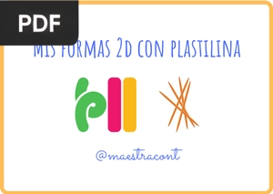 Mis formas 2d con plastilina