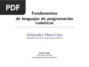 Fundamentos de lenguajes de programación cuánticos