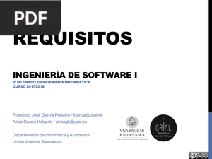 Requisitos Ingeniería de Software I