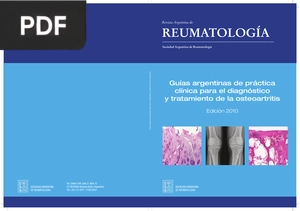 Guías argentinas de práctica clínica para el diagnóstico y tratamiento de la osteoartritis