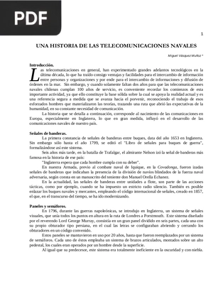 Una historia de las telecomunicaciones navales