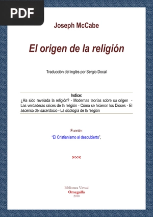 El origen de la religión