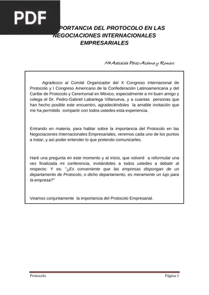 La importancia del protocolo en las negociaciones internacionales empresariales