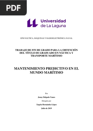 Mantenimiento predictivo en el mundo marítimo