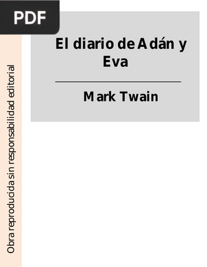 El diario de Adán y Eva