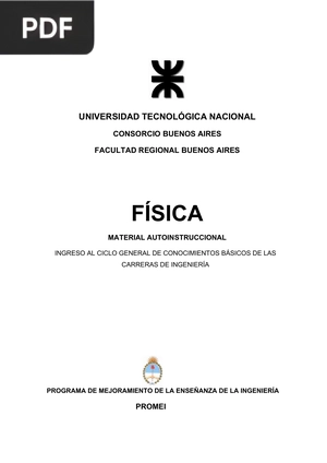 Física. Material Autoinstruccional