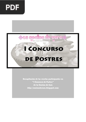 I Concurso de Postres