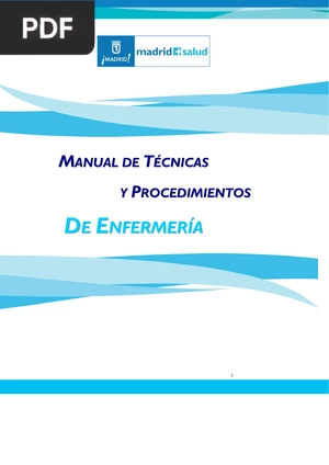 Manual de técnicas y procedimientos de enfermería