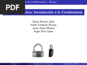 Introducción a la Combinatoria (Presentación)