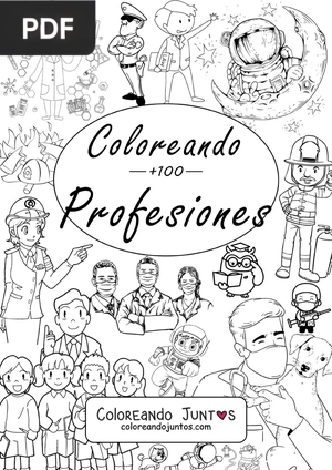 Libro de Profesiones para Colorear