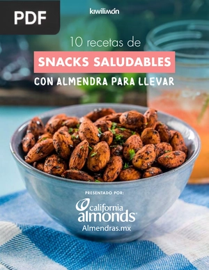 10 recetas de snacks saludables con almendra para llevar