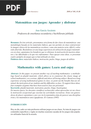 Matemáticas divertidas para Educación Infantil Educación Infantil