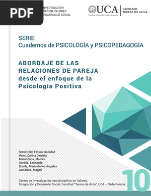 Abordaje de las relaciones de Pareja  desde el enfoque de la Psicología Positiva