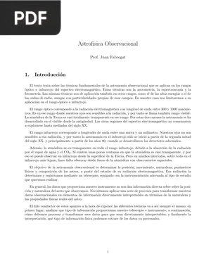 Astrofísica Observacional