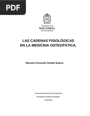 Las cadenas fisiológicas en la medicina osteopática