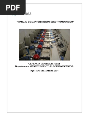 Manual de Mantenimiento Electromecánico