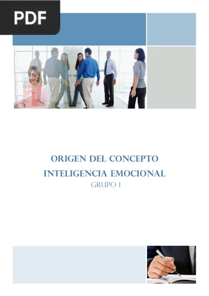 Origen del concepto Inteligencia Emocional