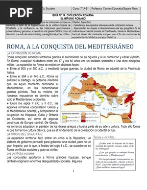 Roma, a la conquista del mediterráneo (articulo)