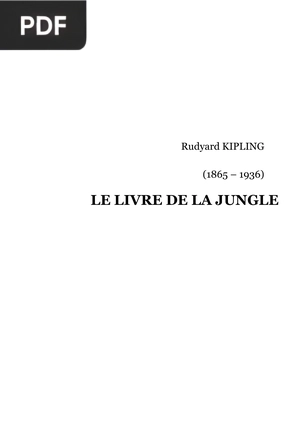 Le Livre de la jungle