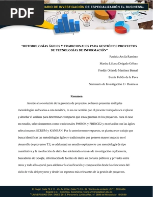 Metodologías ágiles y tradicionales para gestión de proyectos de tecnologías de información