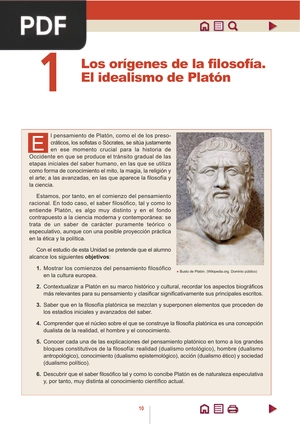 Los orígenes de la filosofía. El idealismo de Platón