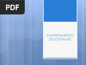 Mantenimiento de software (Presentación)