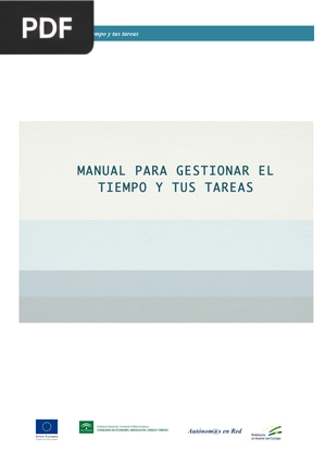 Manual para gestionar el tiempo y tus tareas