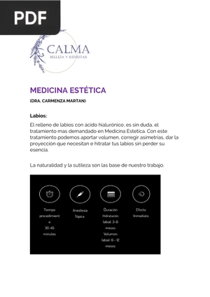 Medicina estética (Articulo)