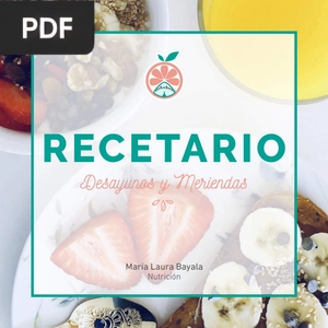 Recetario desayunos y Meriendas