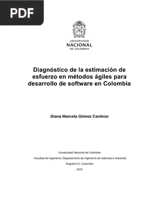 Diagnóstico de la estimación de esfuerzo en métodos ágiles para desarrollo de software en Colombia