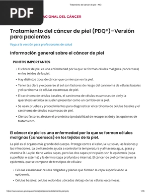 Tratamiento del cáncer de piel