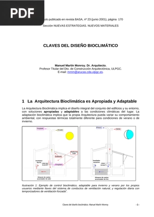 Claves del diseño bioclimático