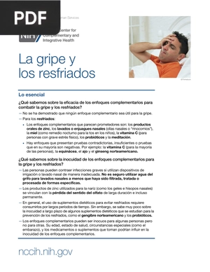 La gripe y los resfriados