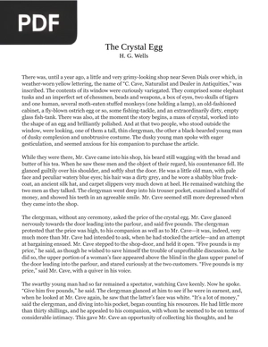 The Crystal Egg